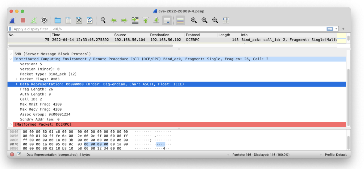 Detecting CVE202226809 DCP/RCP Exploit Corelight